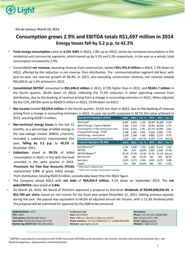 Vorschaubild Light S.A. Quartalsbericht 2013-q4