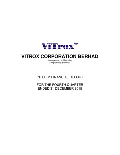 Thumbnail ViTrox Corporation Quarterly Report 2015-q4