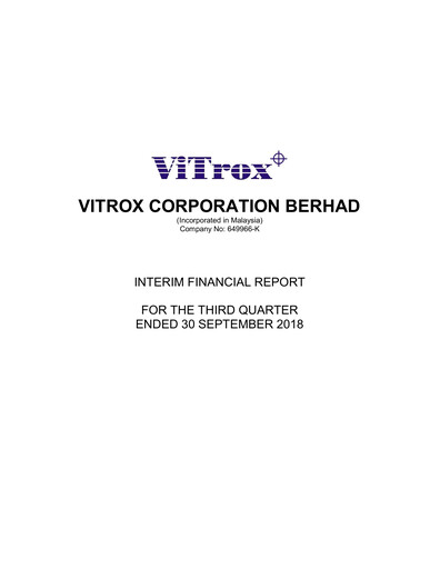 Thumbnail ViTrox Corporation Quarterly Report 2018-q3