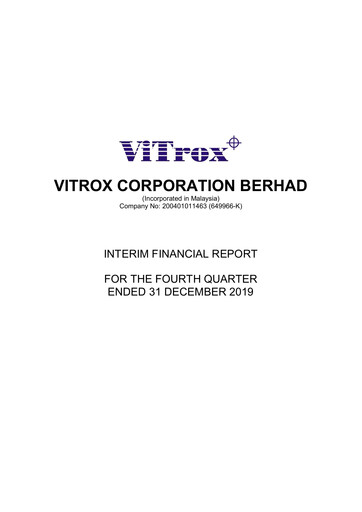 Thumbnail ViTrox Corporation Quarterly Report 2019-q4