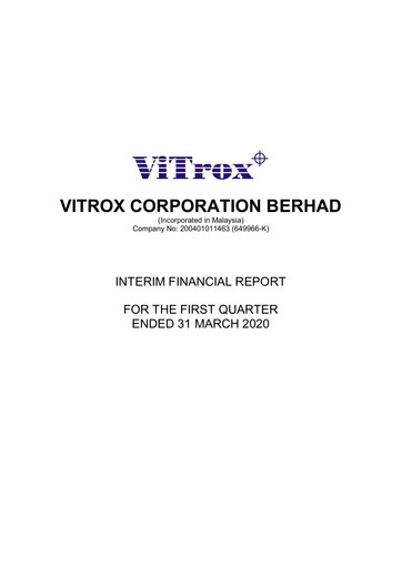 Thumbnail ViTrox Corporation Quarterly Report 2020-q1