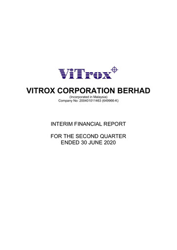 Thumbnail ViTrox Corporation Quarterly Report 2020-q2