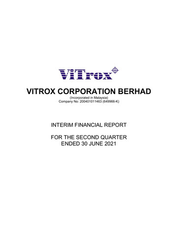 Thumbnail ViTrox Corporation Quarterly Report 2021-q2