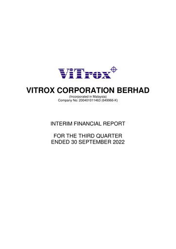 Thumbnail ViTrox Corporation Quarterly Report 2022-q3