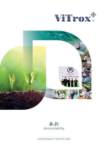 Thumbnail ViTrox Corporation Sustainability Report 2024