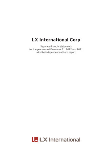 Thumbnail LX International Financial Statement 2022