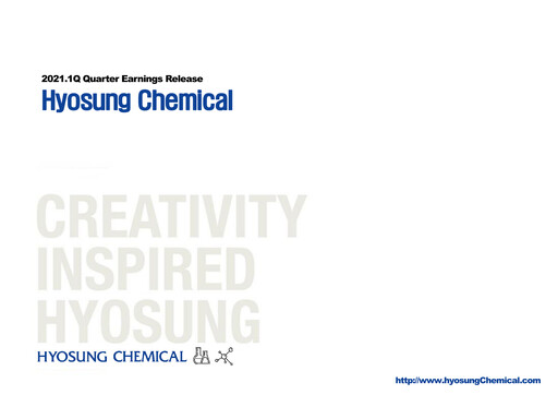 Thumbnail Hyosung Chemical Corporation Quarterly Report 2021-q1