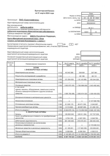 Vorschaubild Surgutneftegas Finanzmitteilung 2024-q1