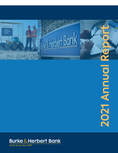 Thumbnail Burke & Herbert Financial Services Annual Report 2021