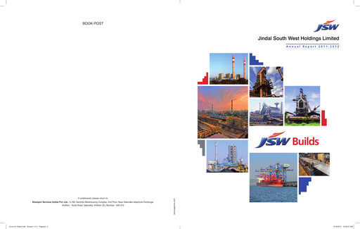 Thumbnail JSW Holdings Annual Report 2011-2012