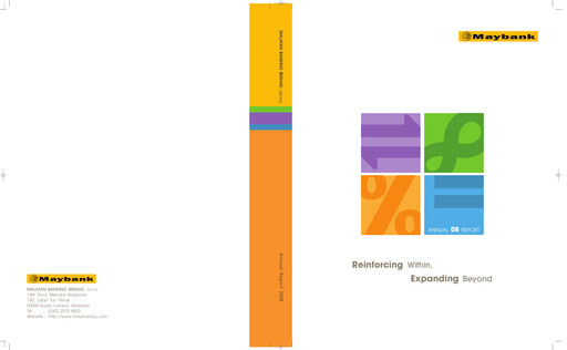 Thumbnail Maybank Annual Report 2008