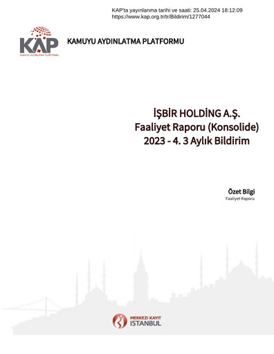 Thumbnail İşbir Holding Annual Report 2023