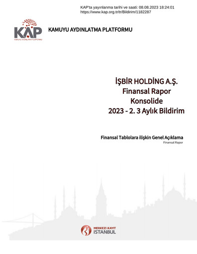 Thumbnail İşbir Holding Financial Report 2023-h1