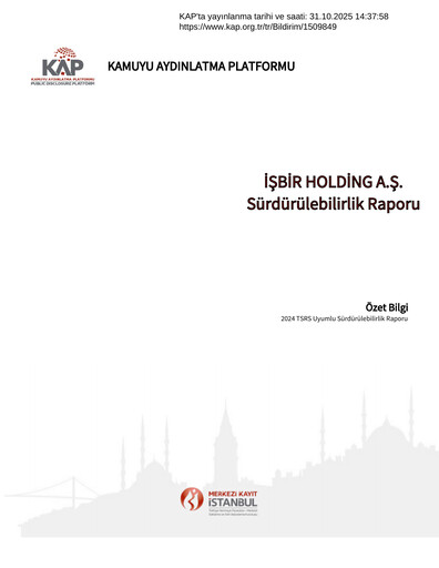 Thumbnail İşbir Holding Sustainability Report 2024