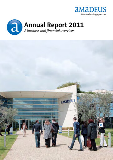 Thumbnail Amadeus IT Group Annual Report 2011