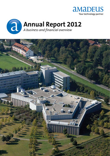 Thumbnail Amadeus IT Group Annual Report 2012