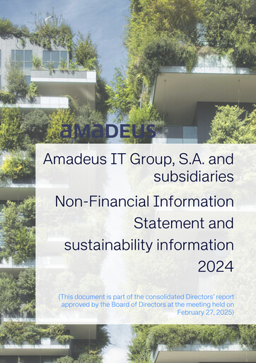 Thumbnail Amadeus IT Group ESG Report 2024