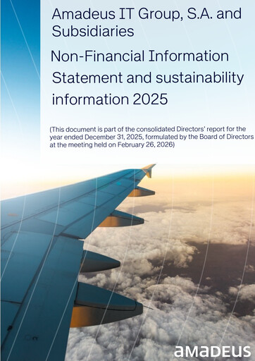 Thumbnail Amadeus IT Group ESG Report 2025