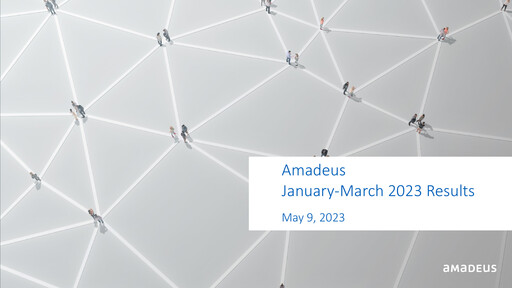 Vorschaubild Amadeus IT Group Quartalsbericht 2023-q1