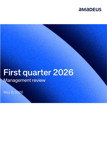 Vorschaubild Amadeus IT Group Quartalsbericht 2026-q1