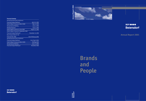 Thumbnail Beiersdorf Annual Report 2001
