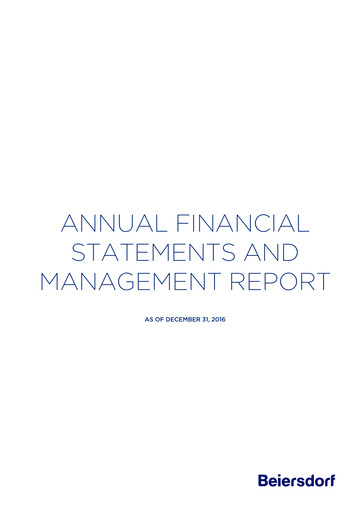Miniature Beiersdorf Bilan financier 2016