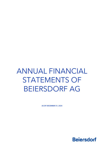 Miniature Beiersdorf Bilan financier 2024