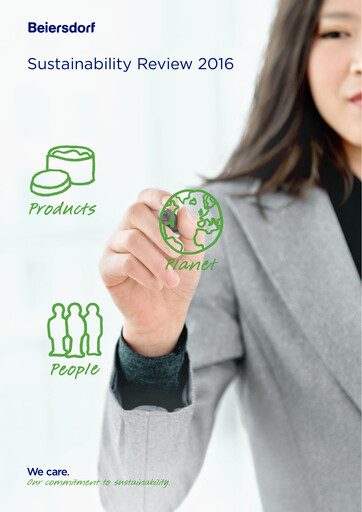 Miniature Beiersdorf Rapport de durabilité 2016