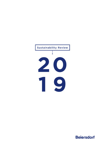 Miniature Beiersdorf Rapport de durabilité 2019