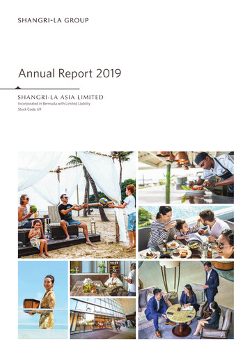 Thumbnail Shangri-La Annual Report 2019