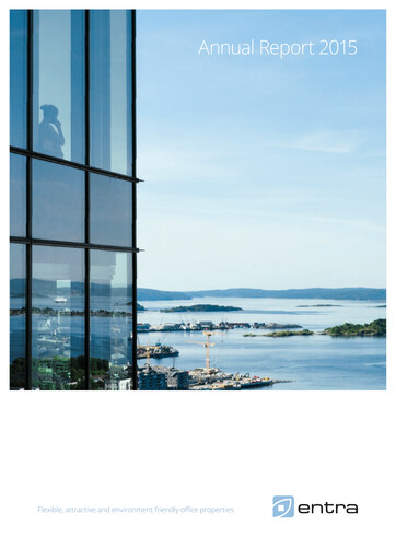 Thumbnail Entra Annual Report 2015