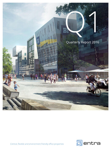 Vorschaubild Entra Quartalsbericht 2016-q1