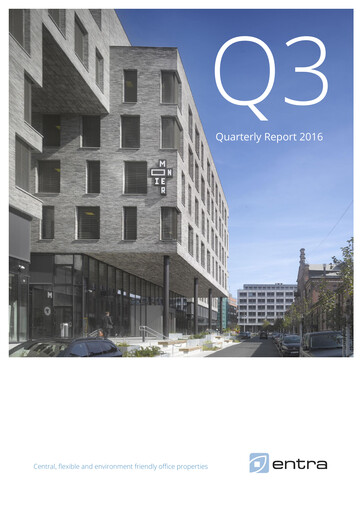 Vorschaubild Entra Quartalsbericht 2016-q3