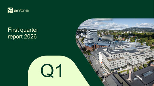 Vorschaubild Entra Quartalsbericht 2026-q1