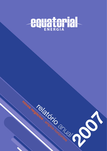 Thumbnail Equatorial Energia Annual Report 2007