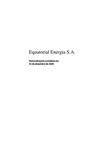 Thumbnail Equatorial Energia Financial Statement 2020