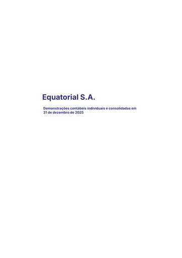 Thumbnail Equatorial Energia Financial Statement 2025