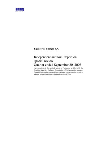 Thumbnail Equatorial Energia Quarterly Report 2007-q3