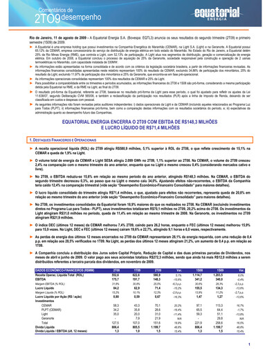 Thumbnail Equatorial Energia Quarterly Report 2009-q2