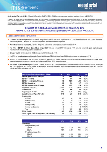 Thumbnail Equatorial Energia Quarterly Report 2015-q1