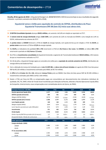Thumbnail Equatorial Energia Quarterly Report 2018-q2