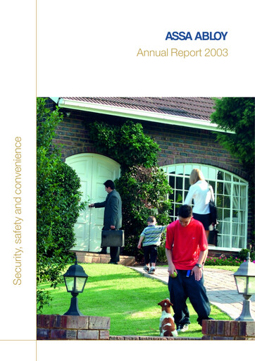 Vorschaubild Assa Abloy
 Jahresbericht 2003