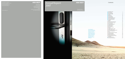 Vorschaubild Assa Abloy
 Jahresbericht 2007