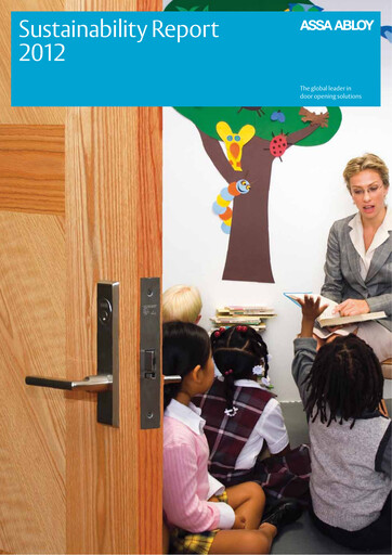 Miniature Assa Abloy
 Rapport de durabilité 2012