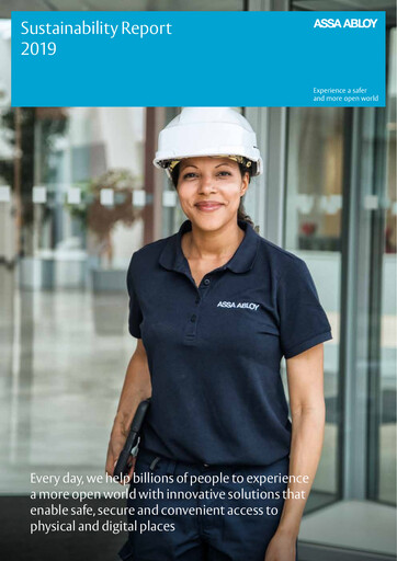 Miniature Assa Abloy
 Rapport de durabilité 2019
