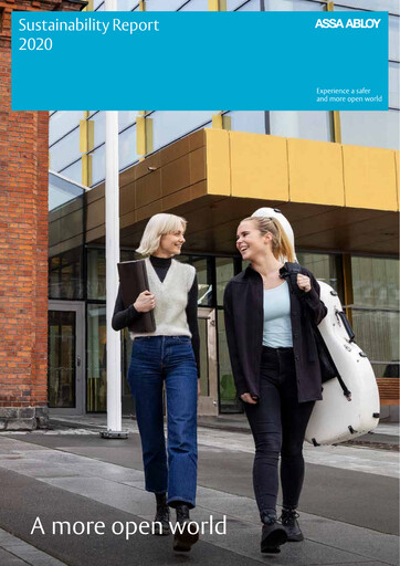 Miniature Assa Abloy
 Rapport de durabilité 2020
