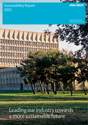 Miniature Assa Abloy
 Rapport de durabilité 2022