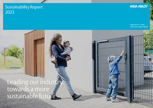 Miniature Assa Abloy
 Rapport de durabilité 2023