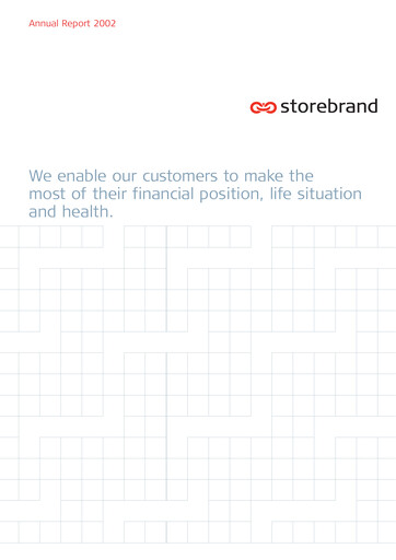 Thumbnail Storebrand Annual Report 2002