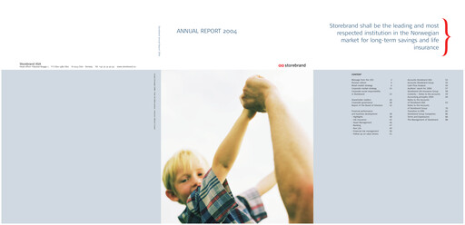 Thumbnail Storebrand Annual Report 2004